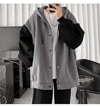 Amazon.co.jp: [JYTCGSU] パーカー メンズ 秋服 ジップパーカー